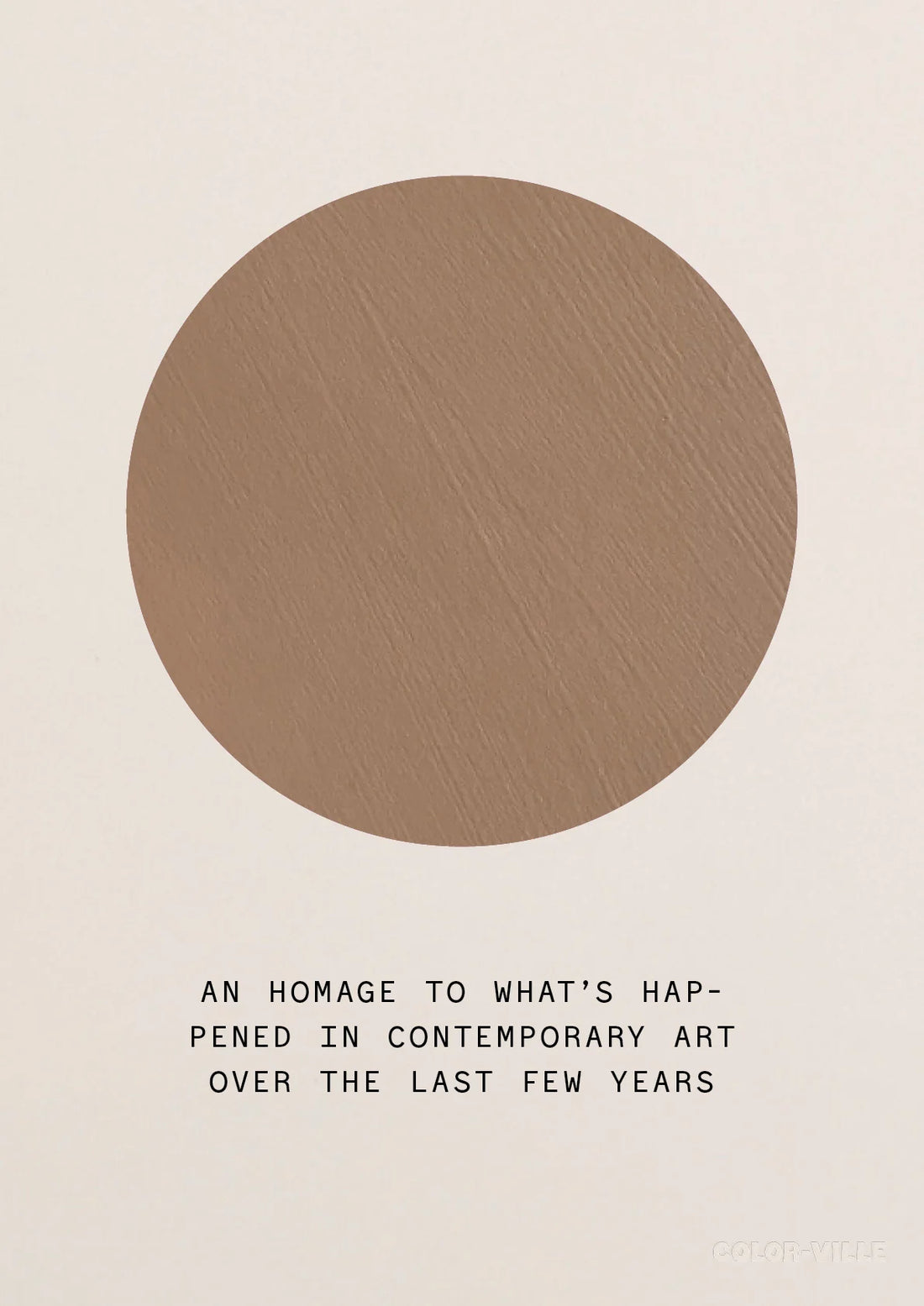 PRINT BY COLORVILLE | AN HOMAGE TO WHAT&